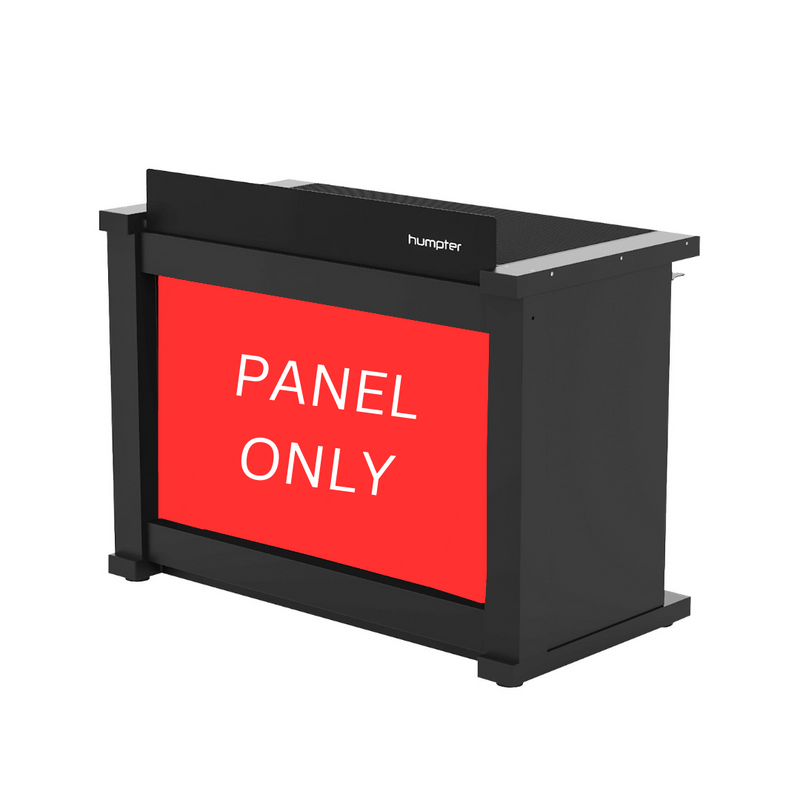 ProX XFH-B3FCPANELBL Front Central Panel Cover for B3 DJ Table Workstation