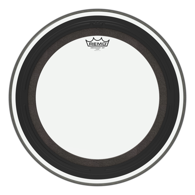 REMO BR-1318-00-SMT Ambassadeur SMT Clear Bass Drumhead - 18 "