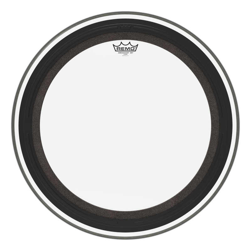 REMO BR-1322-00-SMT Ambassadeur SMT Clear Bass Drumhead - 22 "