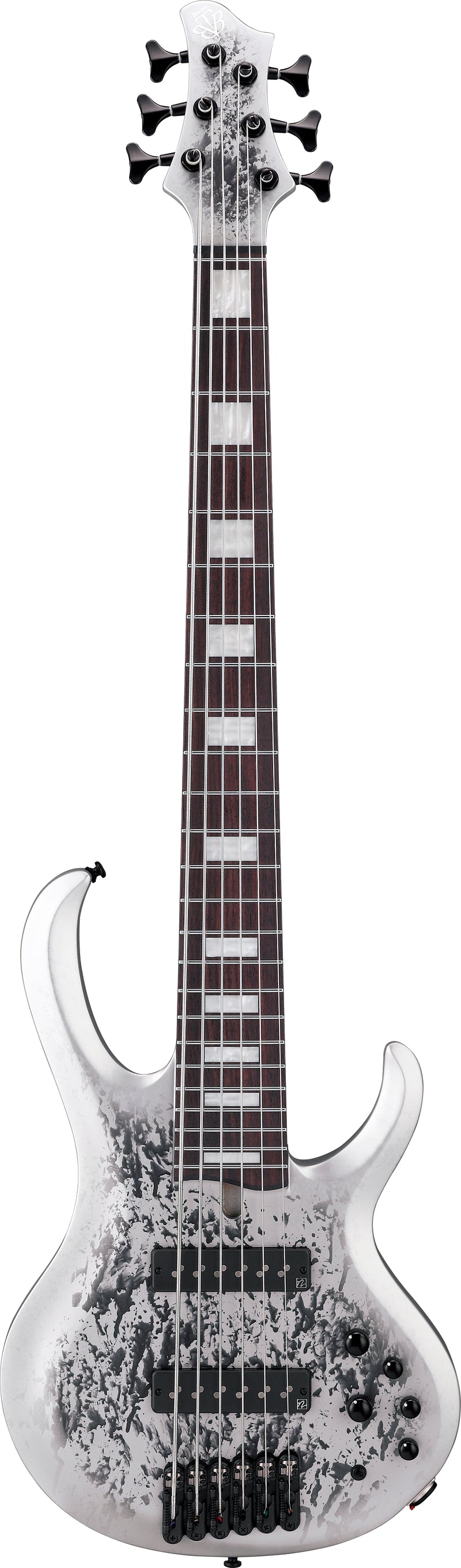 Ibanez BTB25TH6SLM BTB Standard 6 Strings Electric Bass (Silver Blizzard Matte)