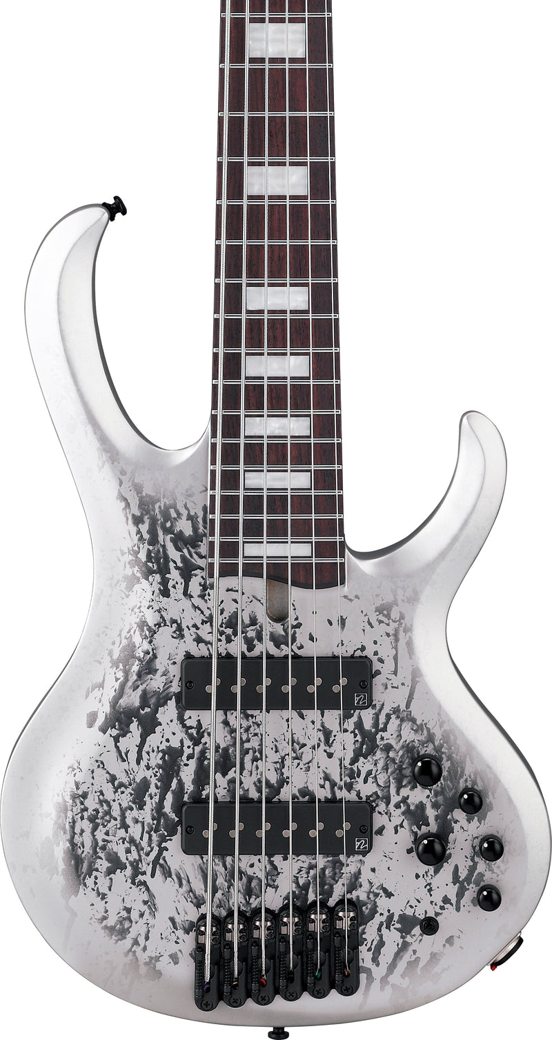 Ibanez BTB25TH6SLM BTB Standard 6 Strings Electric Bass (Silver Blizzard Matte)