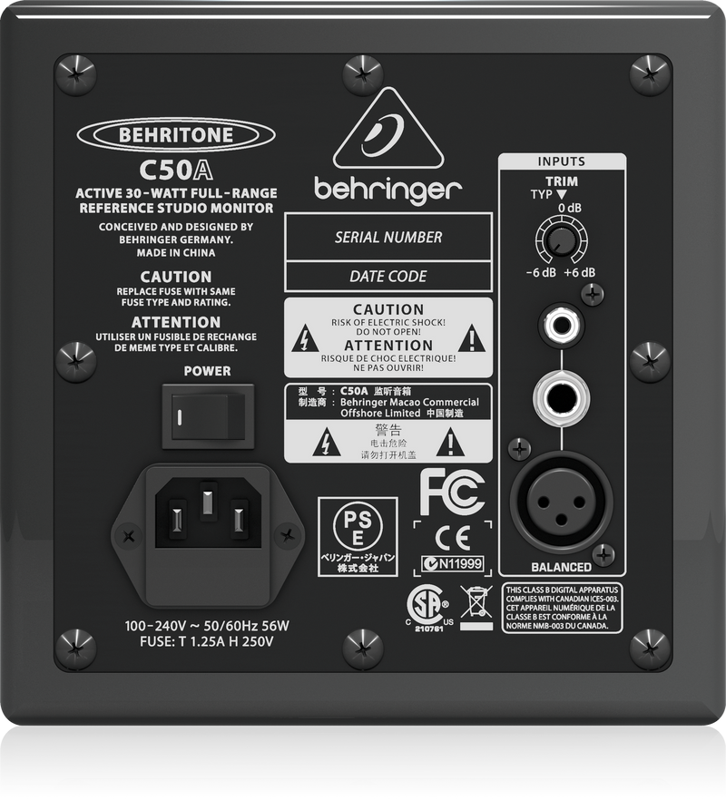 Behringer C50A Studio Monitors (DEMO)