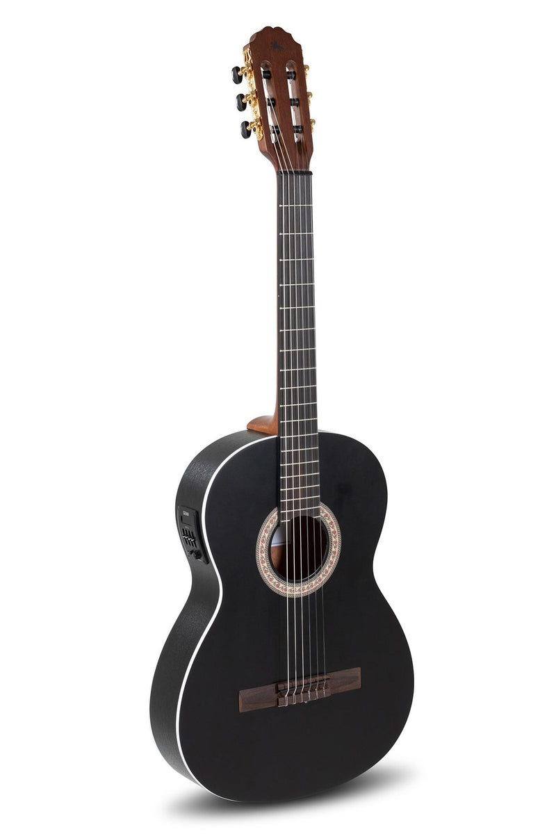 Manuel Rodriguez CABALLERO Principio 4/4 Solid Spruce Acoustic / Electric Guitar (Black)
