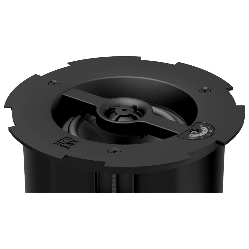 Audac CALI424I/W 2 Way Ceiling Speaker with Twist-Fix Grill (White) - 4"