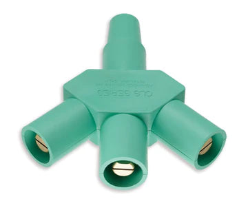 Digiflex CAM-A3M-GREEN 3-Way CamLok Splitter 1F-3M (Green)