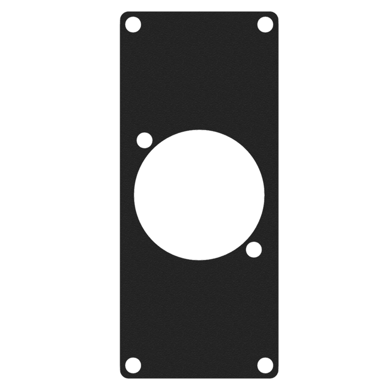 Caymon CASY108/B PowerCON Blank Wall Plate