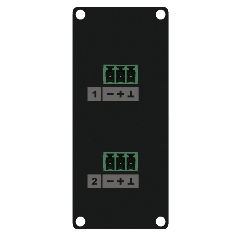 Caymon CASY138/B 2x3 Pin Terminal Block to 3 Pin Terminal Block Input Plate