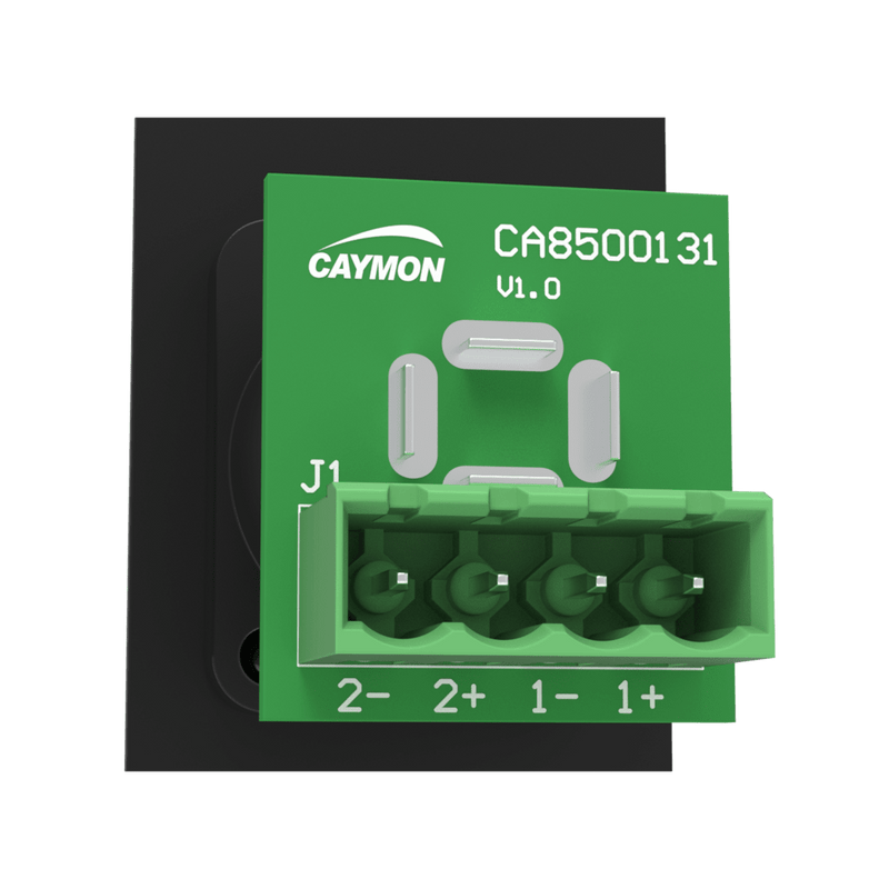 Caymon CASY142/B 2 Male SpeakON to 4 Pin Terminal Block Input Plate