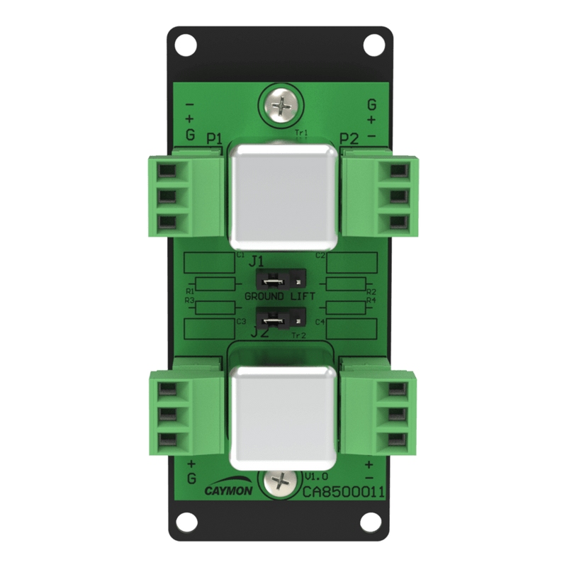 Caymon CASY191/B Stereo Galvanic Isolator Shielded Input Plate