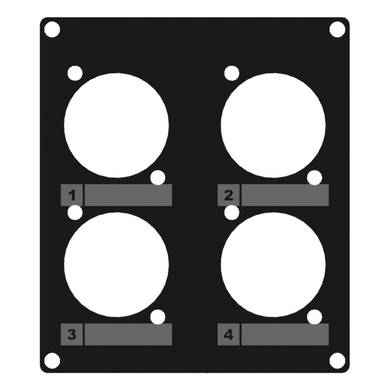 Caymon CASY203/B Blank Wall Plate