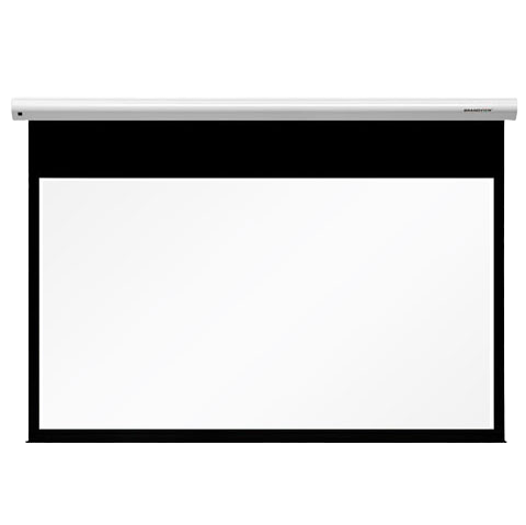 Grandview GV-CMO150 Motorized "Cyber" Projection Screen w/Integrated Control - 150" (White Casing)