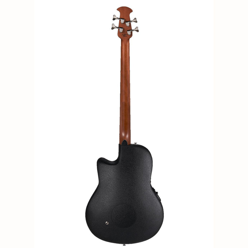 Ovation ceb44-1n célébrité Elite EXOTIC ACUSTIC-ELLECTRIC BASS (Cognac Burst / Natural) + Stand de guitare classique XCG-4 gratuite sur scène (bundle)