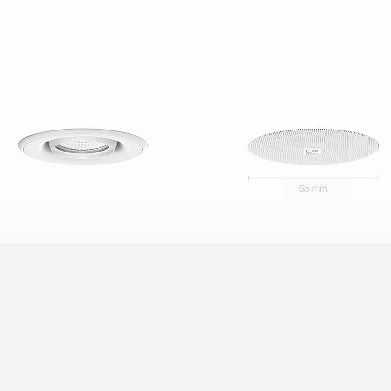 Audac CENA306/W SpringFit Ceiling Speaker - 2.5" (White)