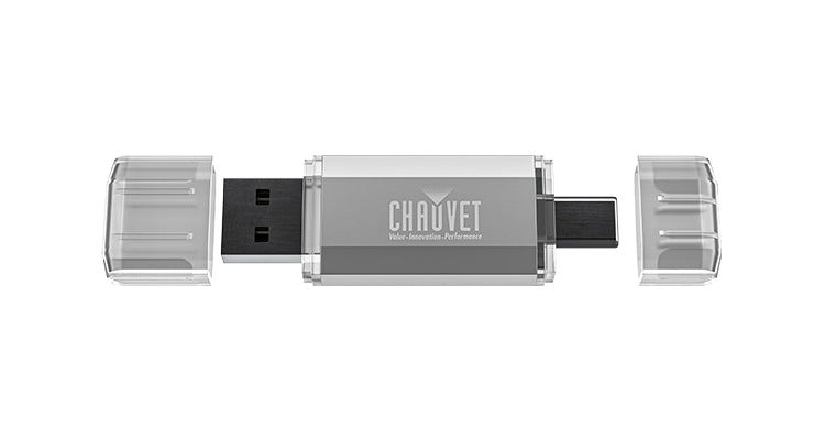 Chauvet Professional CHAUVETFIRMWAREUSB Firmware USB Stick With USB C & USB A