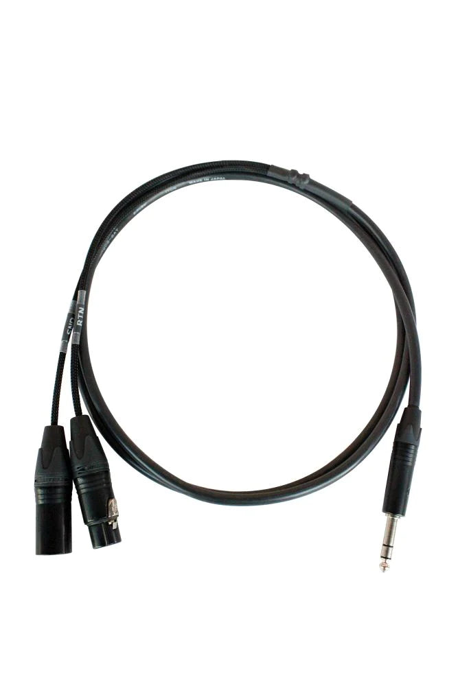 Digiflex CIN-1S-1FX1MX-10-TS MR202-2AT Insert Cable TRS Tip Send to XLRM & XLRF - 10 Foot