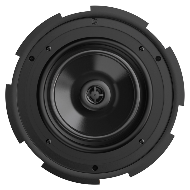 Audac CIRA824I/W QuickFit 2 Way Ceiling Speaker with TwistFix Grill (White) - 8"