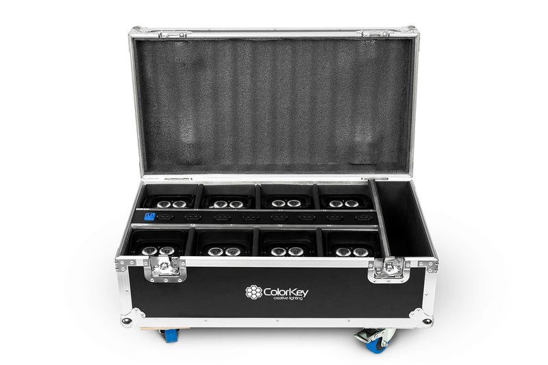 ColorKey CKU-9078 Charging Road Case for AirPar HEX 4