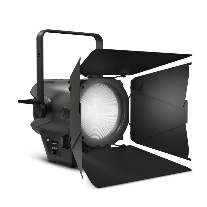 Theatrixx CLF2D Professional Fresnel White Daylight - Includes Barndoor and Gel Frame