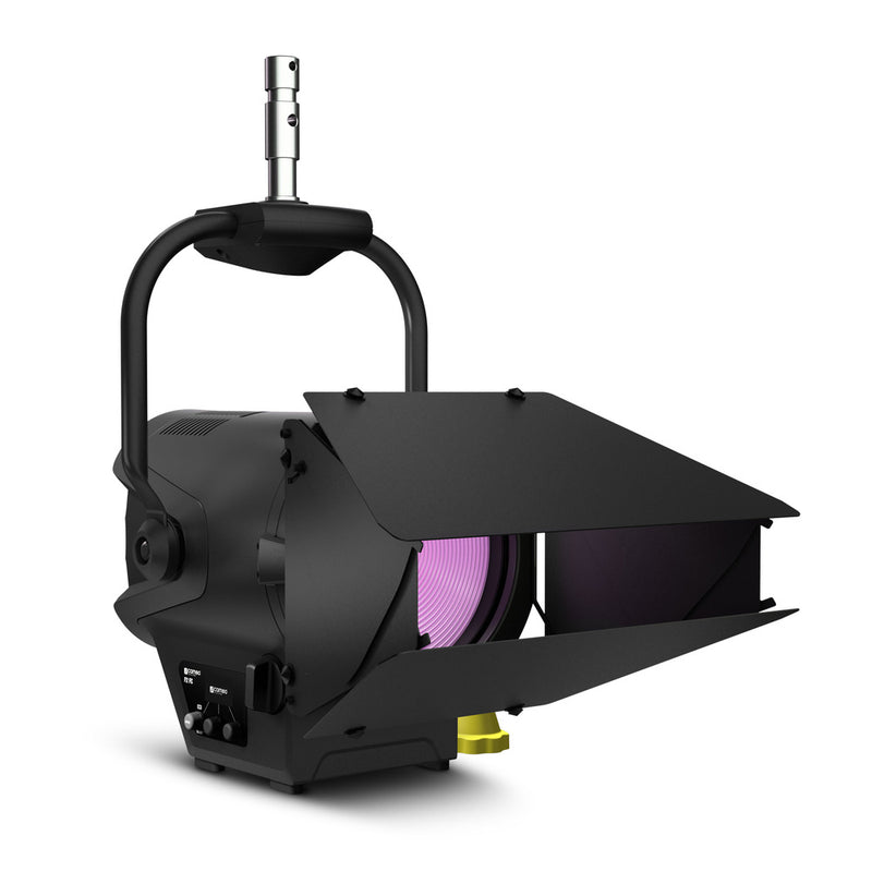 Theatrixx CLF2FCPO Professional Pole-Operated Fresnel Full Color - Includes Barndoor and Gel Frame (RGBW)