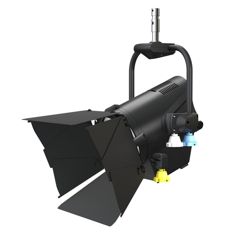 Theatrixx CLF2FCPO Professional Pole-Operated Fresnel Full Color - Includes Barndoor and Gel Frame (RGBW)