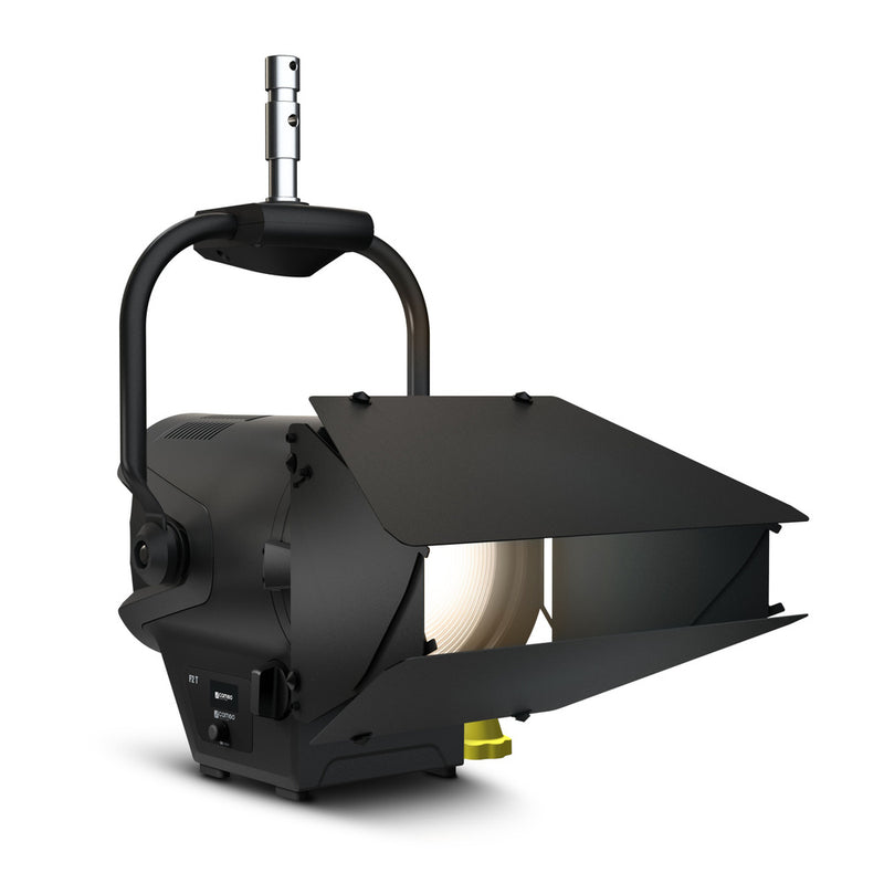 Theatrixx CLF2TPO Fresnel professionnel en tungstène blanc avec porte d'entrée et cadre en gel