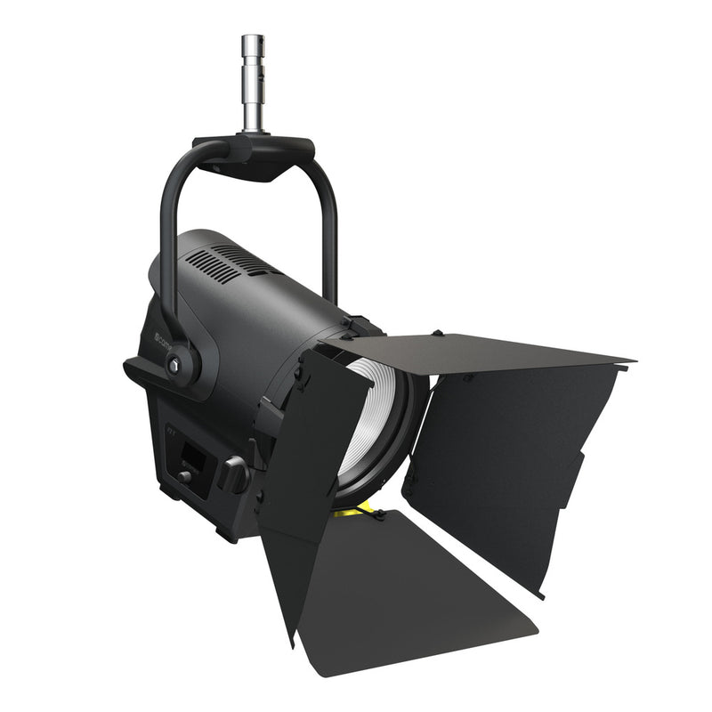 Theatrixx CLF2TPO Fresnel professionnel en tungstène blanc avec porte d'entrée et cadre en gel