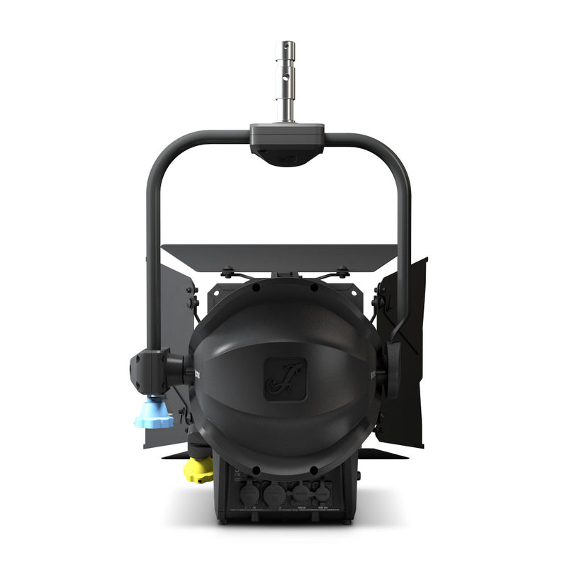 Theatrixx CLF4DPOIP Professional Pole-Operated IP65 Fresnel White Daylight - Includes Barndoor and Gel Frame