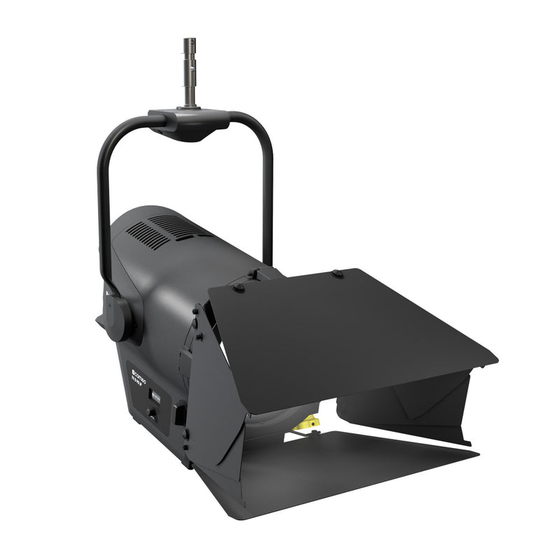 Theatrixx CLF4DPOIP Professional Pole-Operated IP65 Fresnel White Daylight - Includes Barndoor and Gel Frame