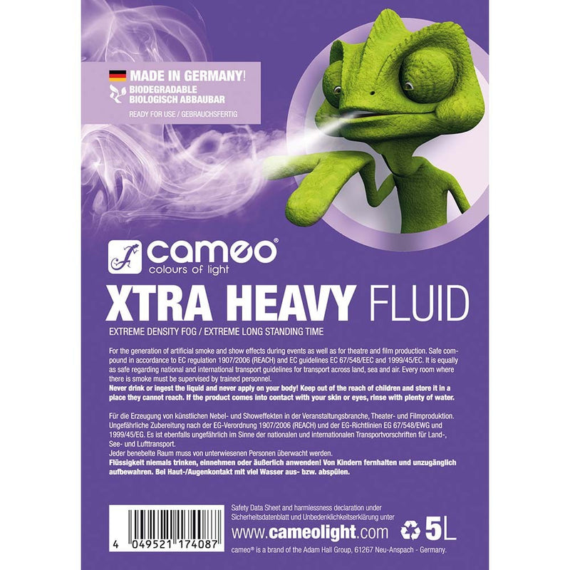 Theatrixx CLFXHEAVY5L Fog Fluid Very High Density and Extreme Long Standing Time - 5L