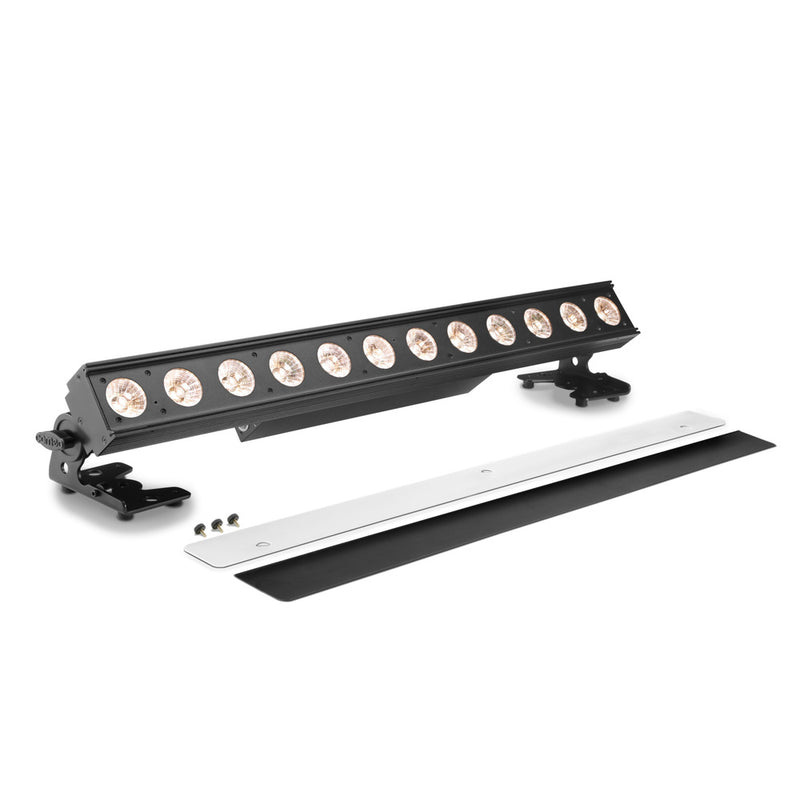 Theatrixx PIXBAR DTW PRO Professional 12 X 10W Variable White/Dim-To-Warm LED Bar (Black)