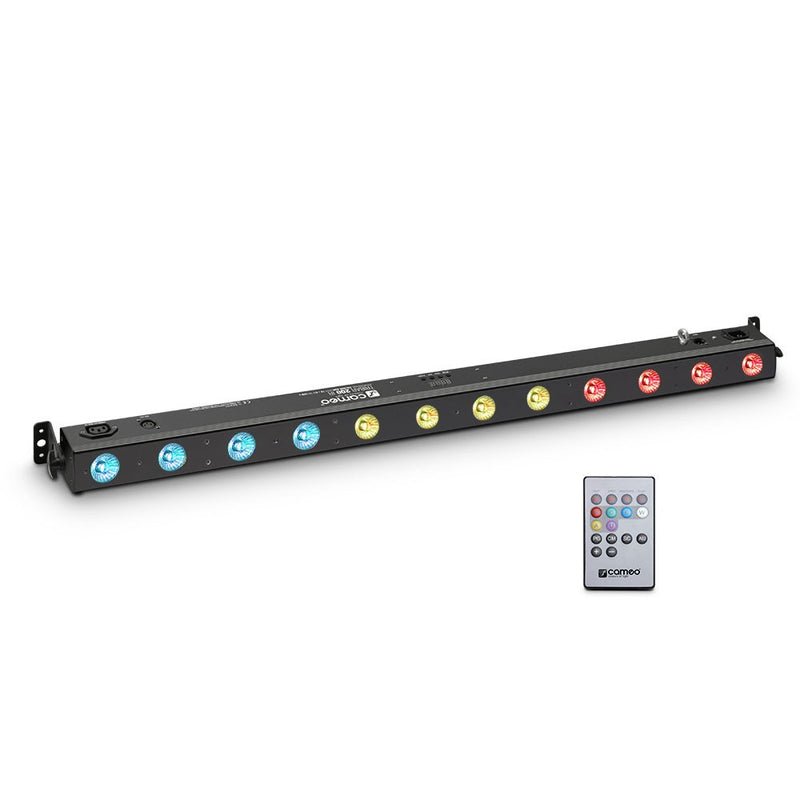 Theatrixx CLTRIBAR200IR TRIBAR 200 12 X3W RGB LED Bar IR Remote Control (Black)