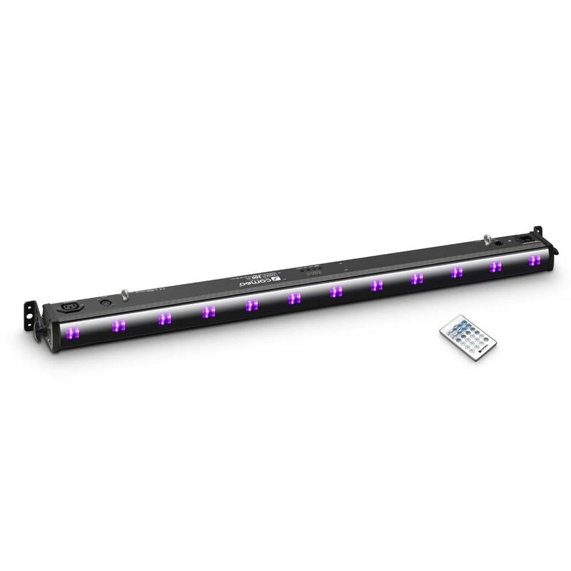 Theatrixx CLUVBAR200IR UV BAR 200 IR 12 X 3W UV LED Bar (Black )