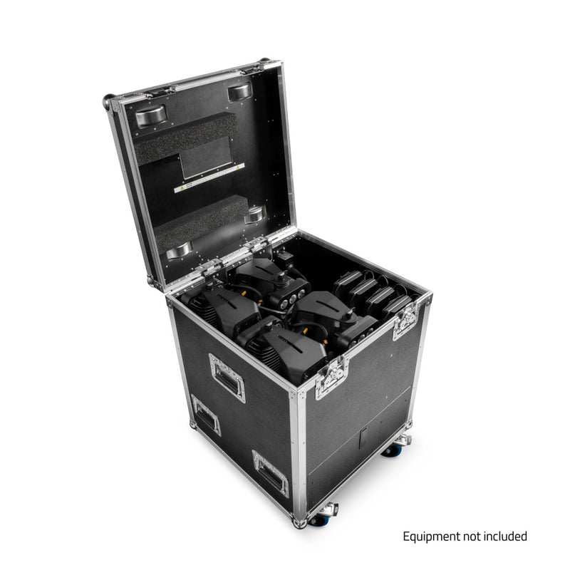 Theatrixx CLZB200CASE4PC Charging Flight Case for 4 X ZENIT B200