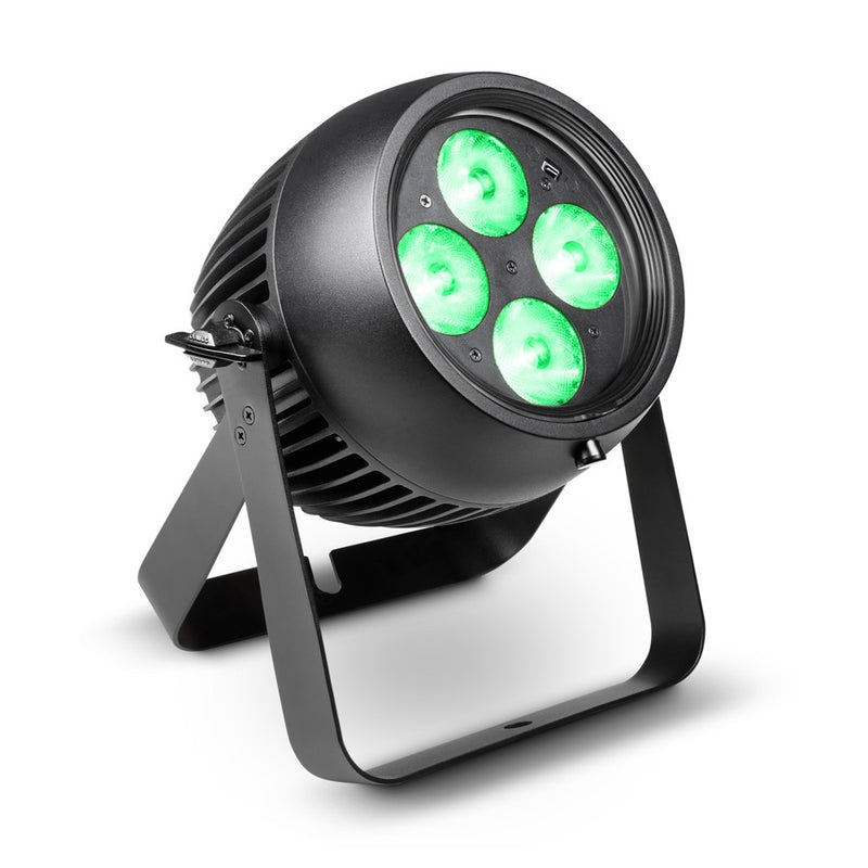 Theatrixx ZENIT P130 Éclairage PAR LED Professionnel Extérieur 4 X 32W RGBW IP65 (Noir)