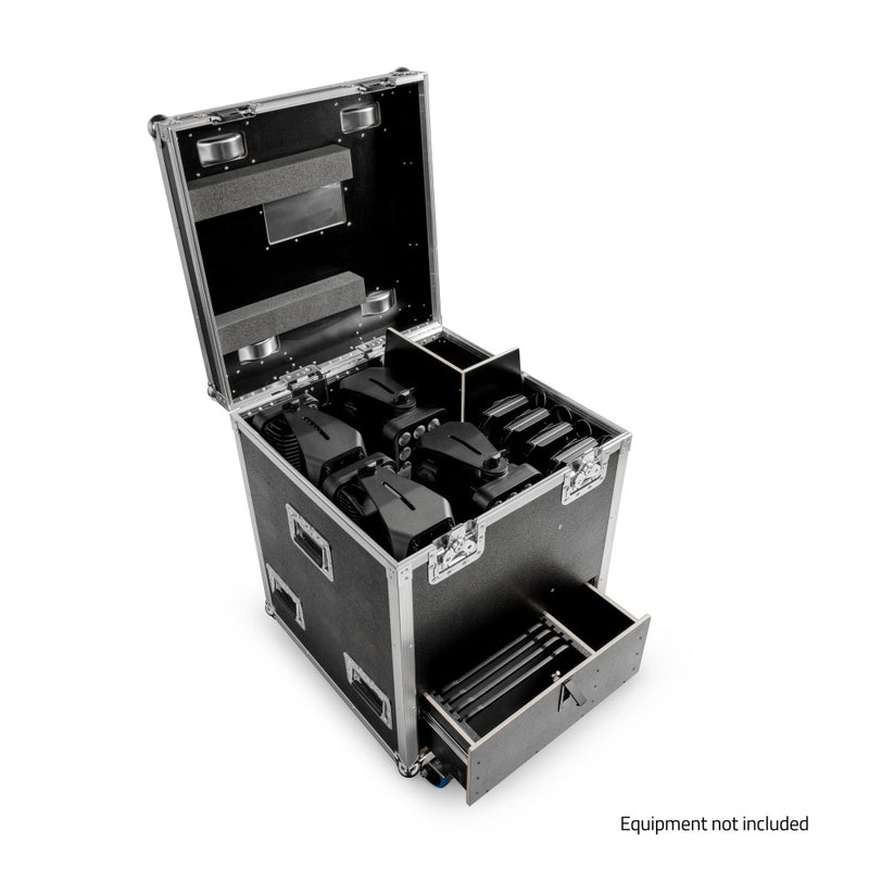 Theatrixx CLZW300CASE4 Flight-case pour 4 X ZENIT W300