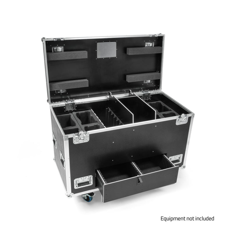 Theatrixx CLZW300CASE8 Flight-case pour 8 X ZENIT W300