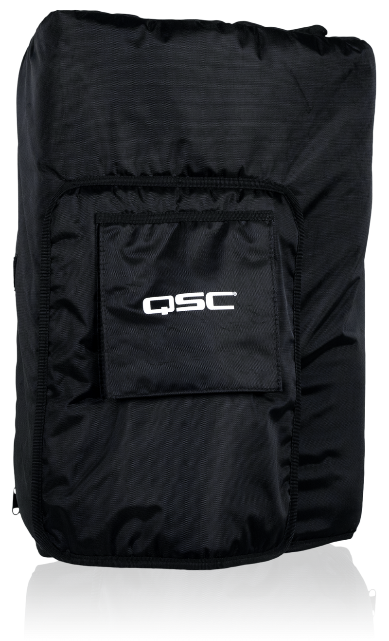 QSC CP8-Outdoor-Cover en nylon et couvercle en maillage pour CP8 avec panneau d'amplificateur amovible