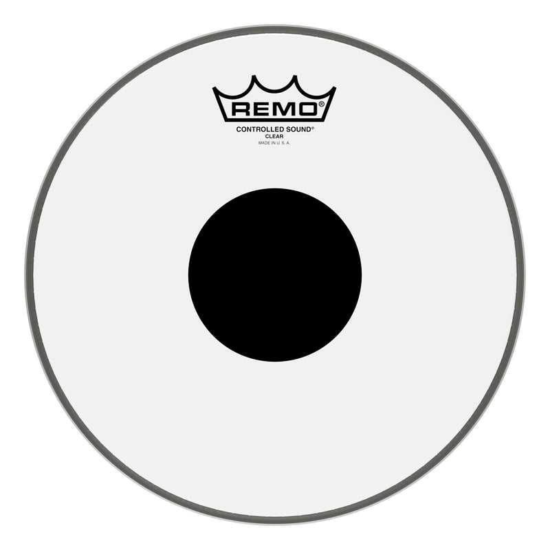 Remo CS-0310-10 Controlled Sound Clear Drum Head With Black Dot - 10"