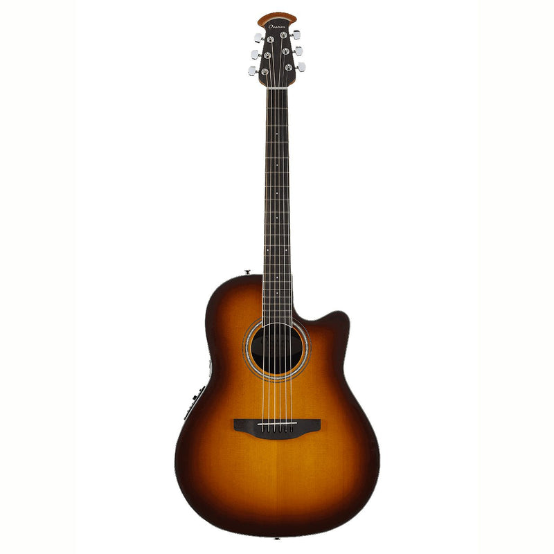 OVation CS24-1 Celebrity Standard Series Guitar acoustique-électrique (Sunburst) + Stand de guitare classique XCG-4 gratuite (bundle)