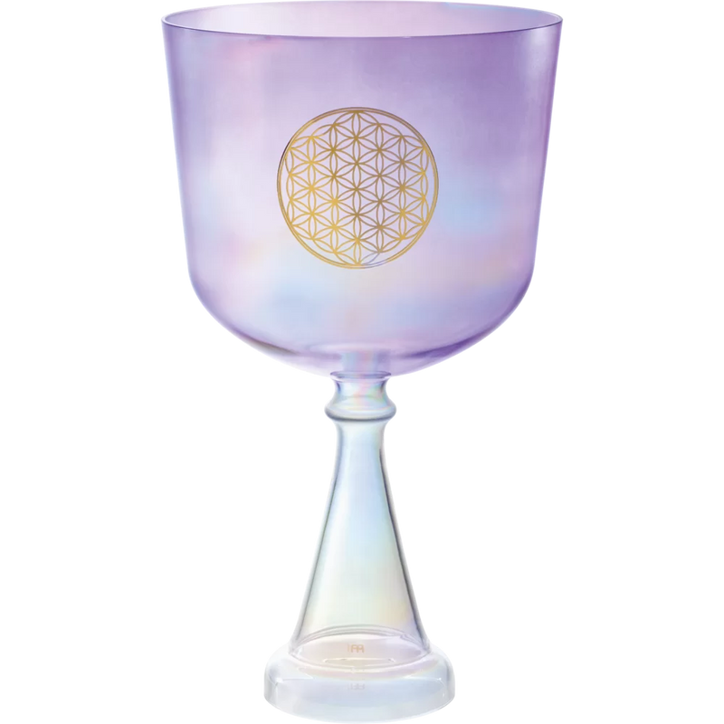 Meinl CSC8FPFOL Sonic Energy Crystal Singing Chalice - 8" (Purple Flower of Life Heart Chakra)
