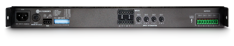 Crown CT4150 Amplificateur de puissance 4 canaux 125 W @ 4 Ω