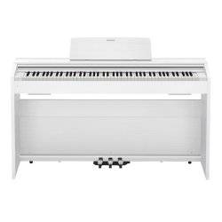 Casio PX870WE Privia 88-Key Digital Piano w/ Cabinet Stand & Pedals (White) (DEMO)