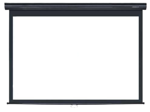 Grandview GV-CMA100-B 16:9 Manual Pulldown "Cyber" Projection Screen - 100" (Black Casing)