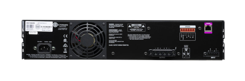 Crown CDI2X600BL Drivecore Amplificateur 2 canaux avec entrée analogique et Blu Link (600 W)