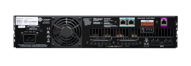 Crown CDI4X1200BL Drivecore 4-Channel Amplifier With Analog & Blu Link Input (1200W)