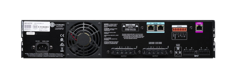 Crown CDI 4 | 600BL 4 canaux 600W Amplificateur DriveCore ™ avec DSP et Blu-Link