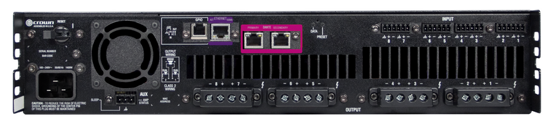 Crown DCi 8|600DA 8-channel DriveCore™ Amplifier with Advanced DSP and DANTE (600W)