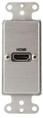 Covid D1114A-CA HDMI Plaque murale femelle en queue de cochon active (anodisé transparent)