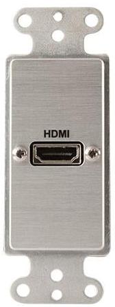 Covid D1114P-CA HDMI Pignail Femed Wall Plate (anodisé transparent)