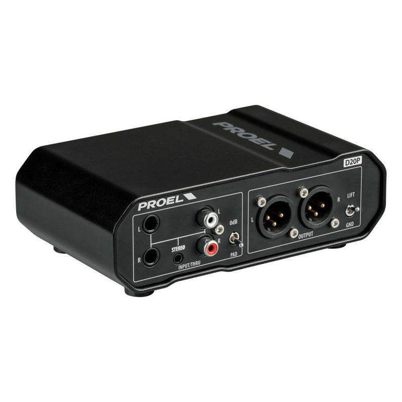 Proel D20P Stereo Passive Direct Injection Box